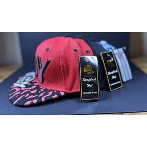 Lot 4 AJ Accessories Snapback Caps NWT New York LA BOY Streetwear Hats